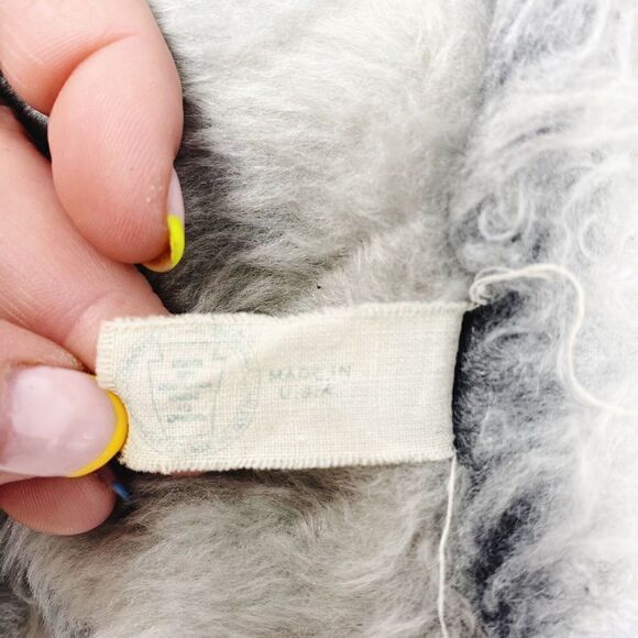 VINTAGE 1960’s SHERAM INDUSTRIES OHIO 3133 BEAN BOYS STUFFED ANIMAL PLUSH TOY 8” - Picture 4 of 8